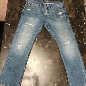 Old Navy Distressed Slim jeans size 34x30